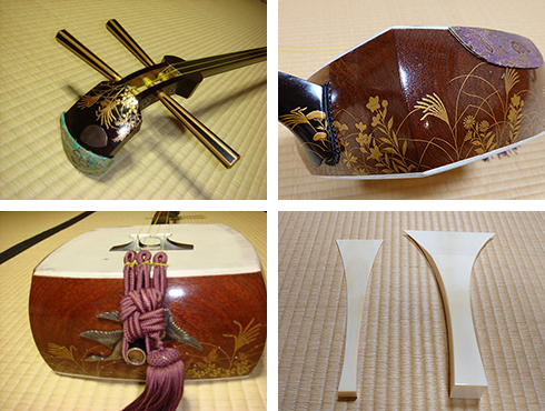 柳川三味線 銘・秋月(亀権今村正房・明治33年製作) 翆の会